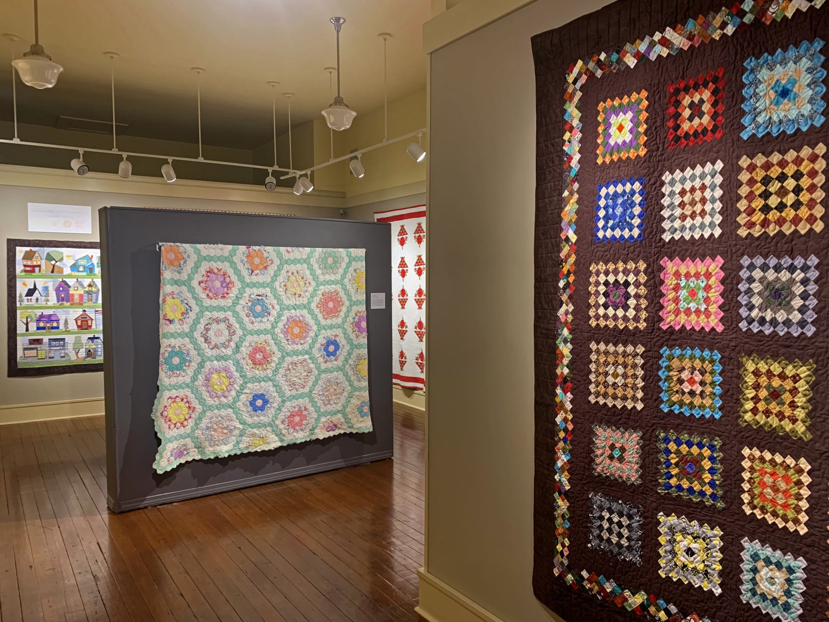 Quilts on display at Bone Creek Museum 1